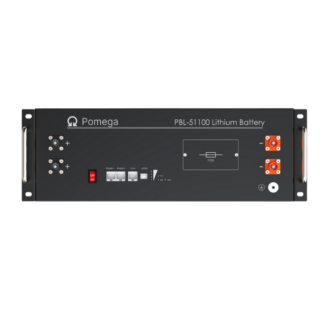 Batterie photovoltaïque, LiFePo4, 5,12 kWh, PBL-51100, Pomega