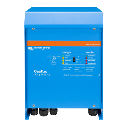 Onduleur Victron Energy Quattro 24/3000/70-50/50 24 V 3 000 W