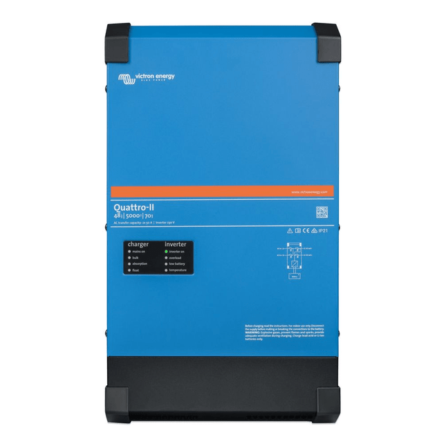 Onduleur Victron Energy Quattro-II 48/5000/70-50/50 48 V 5 000 VA