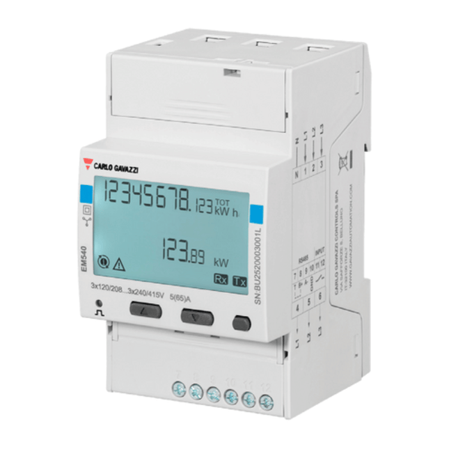 Compteur intelligent triphasé Victron Energy EM540 65 A