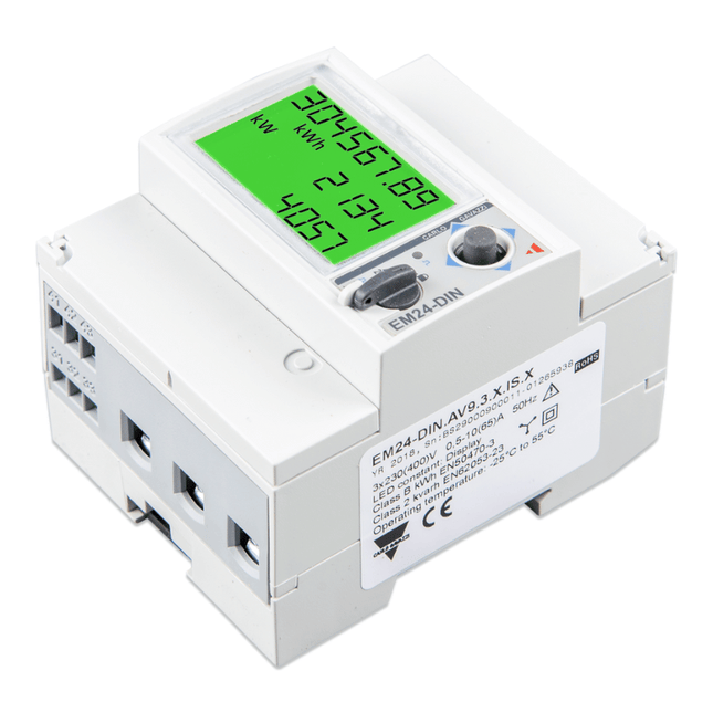 Compteur intelligent triphasé Victron Energy EM24 65 A avec interface Ethernet