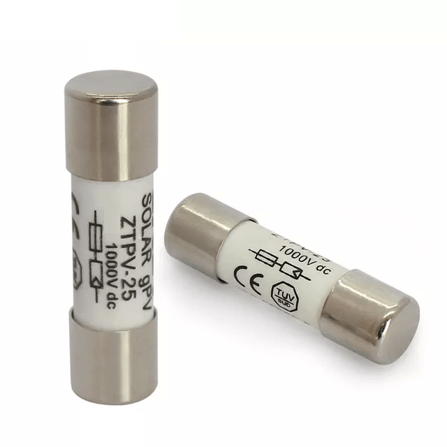 Fusible cylindrique, 10 x 38, 16 A, 1 000 V CC, SolarTech