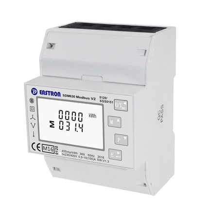 Compteur intelligent triphasé DEYE SDM630 avec Modbus P3, EASTRON