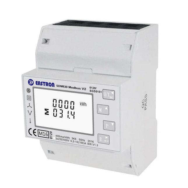Compteur intelligent triphasé DEYE SDM630 avec Modbus P3, EASTRON