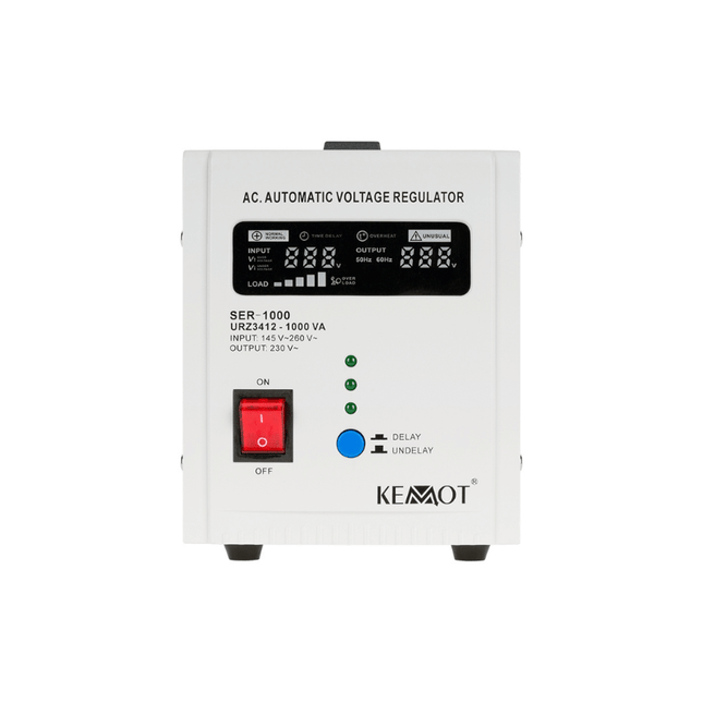 Stabilisateur de tension automatique 1000 VA, KEMOT