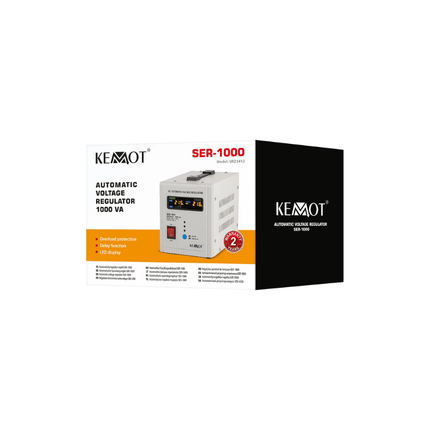 Stabilisateur de tension automatique 1000 VA, KEMOT