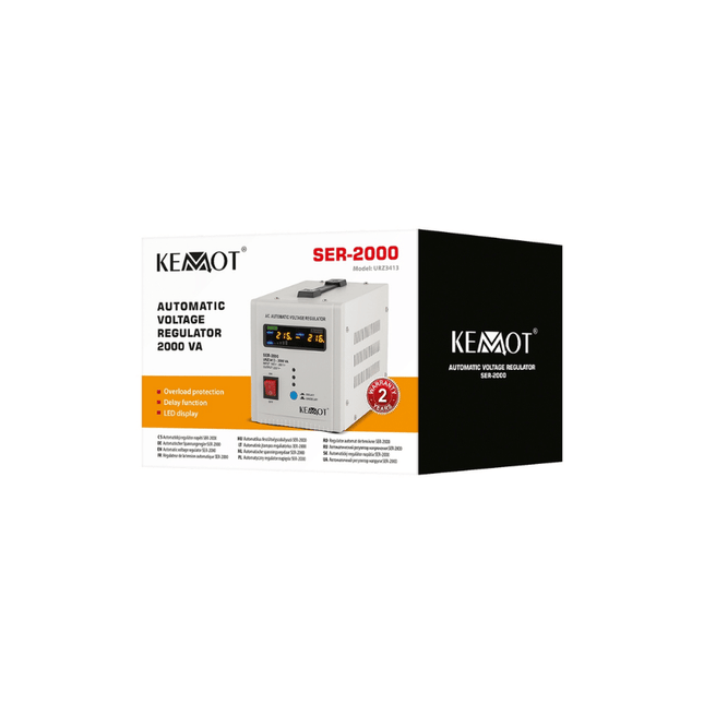 Stabilisateur de tension automatique 2000 VA, KEMOT
