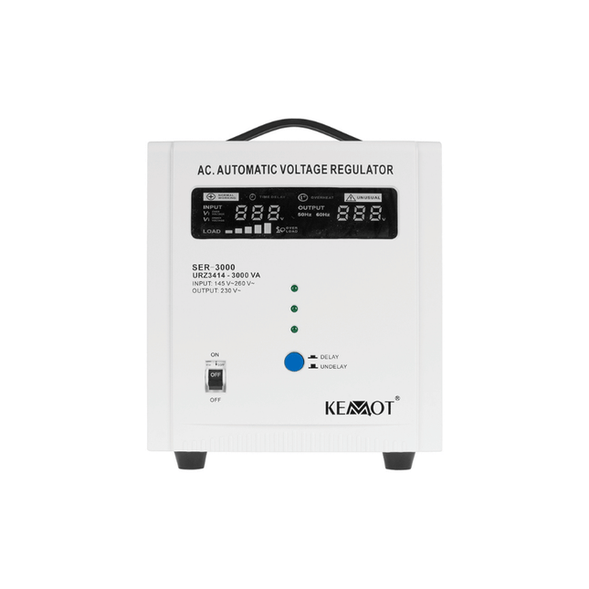 Stabilisateur de tension automatique 3000 VA, KEMOT