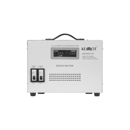 Stabilisateur de tension automatique à servomoteur, 10 000 VA, KEMOT