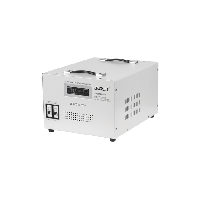 Stabilisateur de tension automatique à servomoteur, 10 000 VA, KEMOT