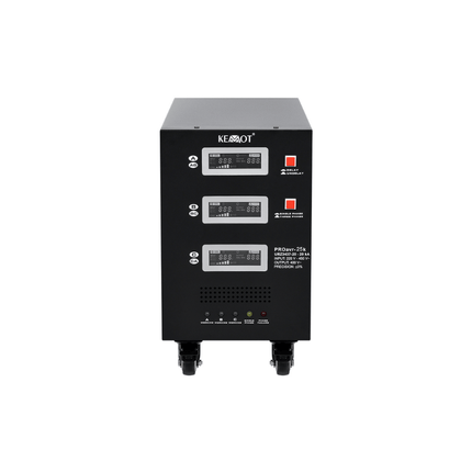 Stabilisateur de tension automatique à servomoteur de 25 kVA, KEMOT