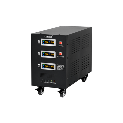 Stabilisateur de tension automatique à servomoteur de 25 kVA, KEMOT