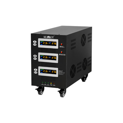 Stabilisateur de tension automatique à servomoteur de 45 kVA, KEMOT