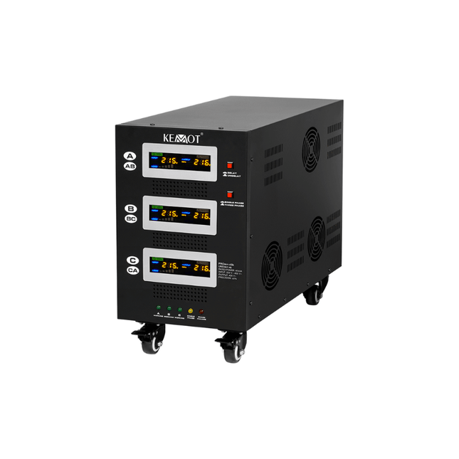 Stabilisateur de tension automatique à servomoteur de 45 kVA, KEMOT