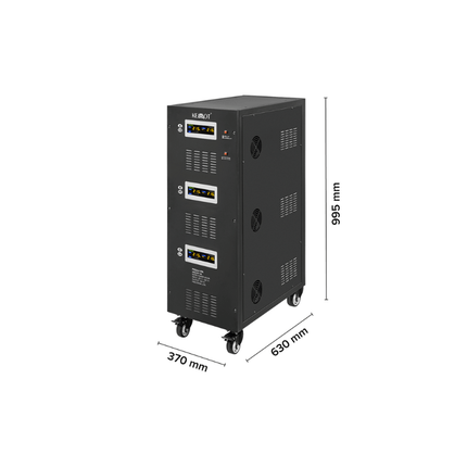 Stabilisateur de tension automatique à servomoteur de 60 kVA, KEMOT