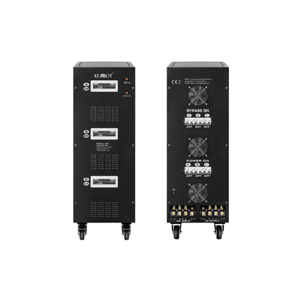 Stabilisateur de tension automatique à servomoteur de 80 kVA, KEMOT