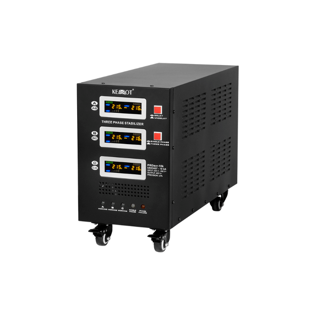 Stabilisateur de tension automatique à servomoteur, 10 000 VA, KEMOT