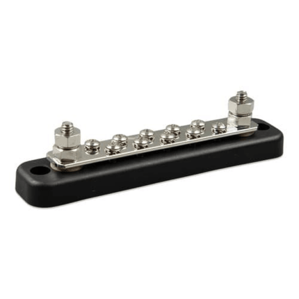 Barre omnibus bipolaire de 150 A avec couvercle et 10 vis, Victron Energy