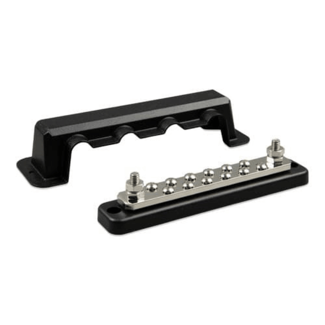 Barre omnibus bipolaire de 250 A avec couvercle et 6 vis, Victron Energy