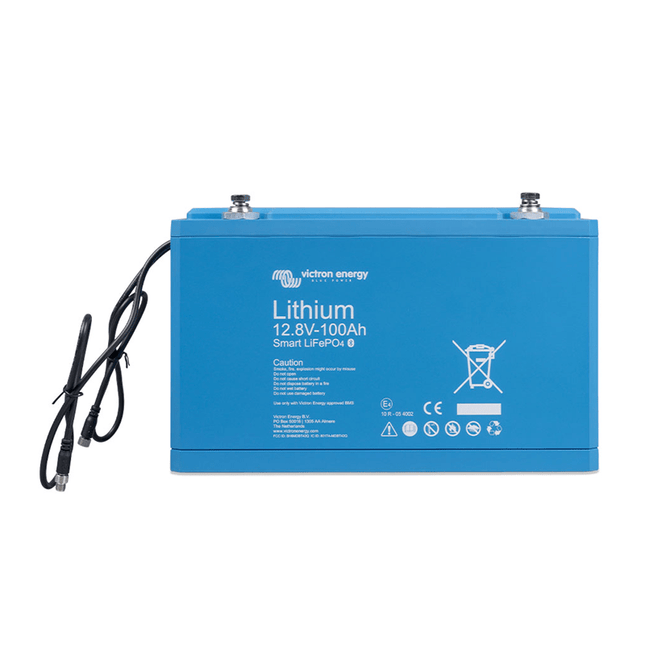 Batterie lithium-ion Victron Smart 12,8 V 100 Ah LiFePo4