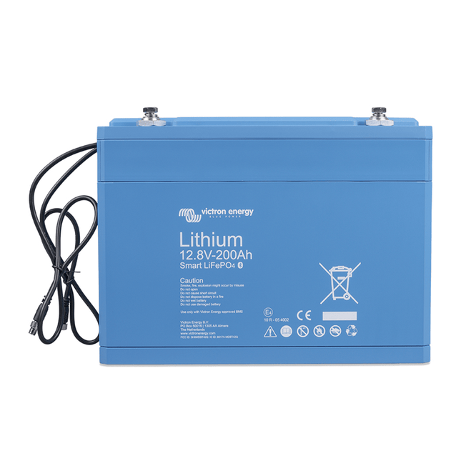 Batterie lithium-ion Victron Smart 12,8 V 200 Ah LiFePo4