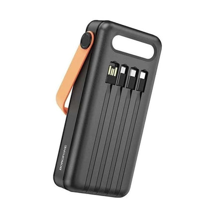 Batterie externe de 30 000 mAh avec panneau solaire photovoltaïque, BoroFone