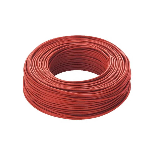 Câble photovoltaïque de 6 mm², rouleau de 50 m, rouge