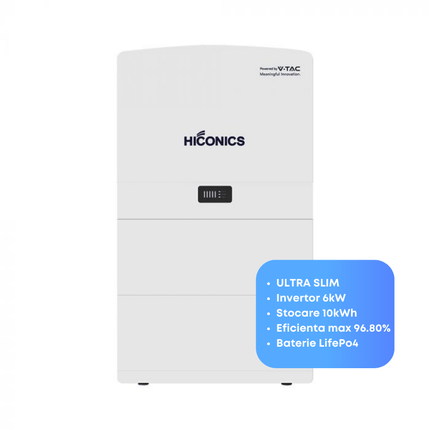 Onduleur tout-en-un de 6 kW, batterie de 10 kWh, hybride, Hiconics