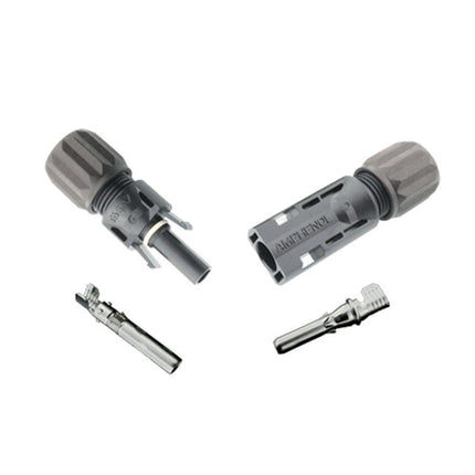 Paire de connecteurs photovoltaïques MC4, Amphenol H4 4–6 mm²