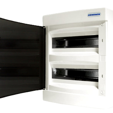 Armoire électrique d'intérieur, 2 rangées, 24UH, Schrack