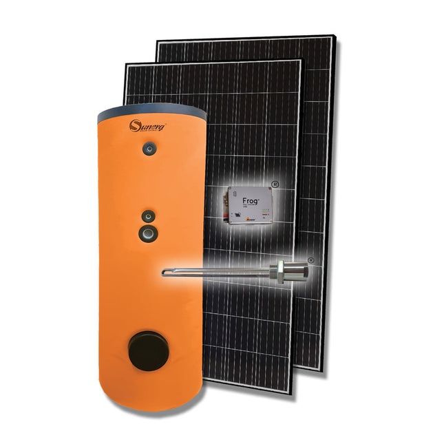 Système de chauffe-eau photovoltaïque Frog+ Forzato de 150 litres avec 2 panneaux